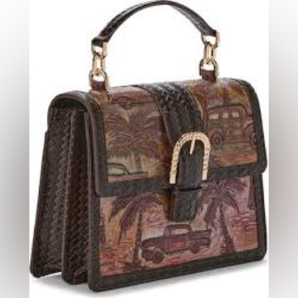 Brahmin small Hallie multi copa cabana